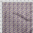 thumbnail image 4 of oneOone Georgette Viscose Purple Fabric Floral Craft Projects Decor Fabric Printed By The Yard 42 Inch Wide, 4 of 5