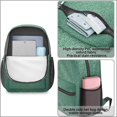 thumbnail image 2 of 17 Inch Lightweight Backpack,PVC Waterproof Oxford Fabric, Ergonomically Designed, with Large Capacity, Denim Cowboy Jean Style, 2 of 5