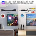 thumbnail image 3 of Lecteur Dvd Portable avec Sortie Hdmi 1080p, Lecteur Cd Mural avec Télécommande pour Haut-Parleurs Hifi Intégrés Fm Radi, 3 of 5