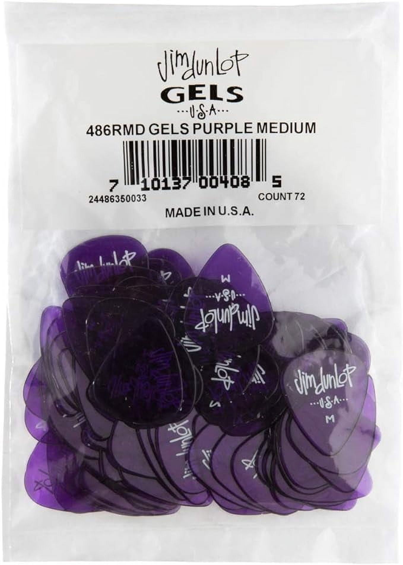 Dunlop 486RMD Gels™, Purple, Medium, 72/Bag
