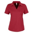 thumbnail image 4 of CORE365 CE104W Women's Market Snag Protect Mesh Polo-Classic Red-4XL, 4 of 6