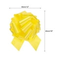 thumbnail image 2 of 12 Inch Giant Large Pull Bow Big Metallic Car Bows Ribbon for Wedding Presents Gift Wrapping, Yellow, 2 of 6