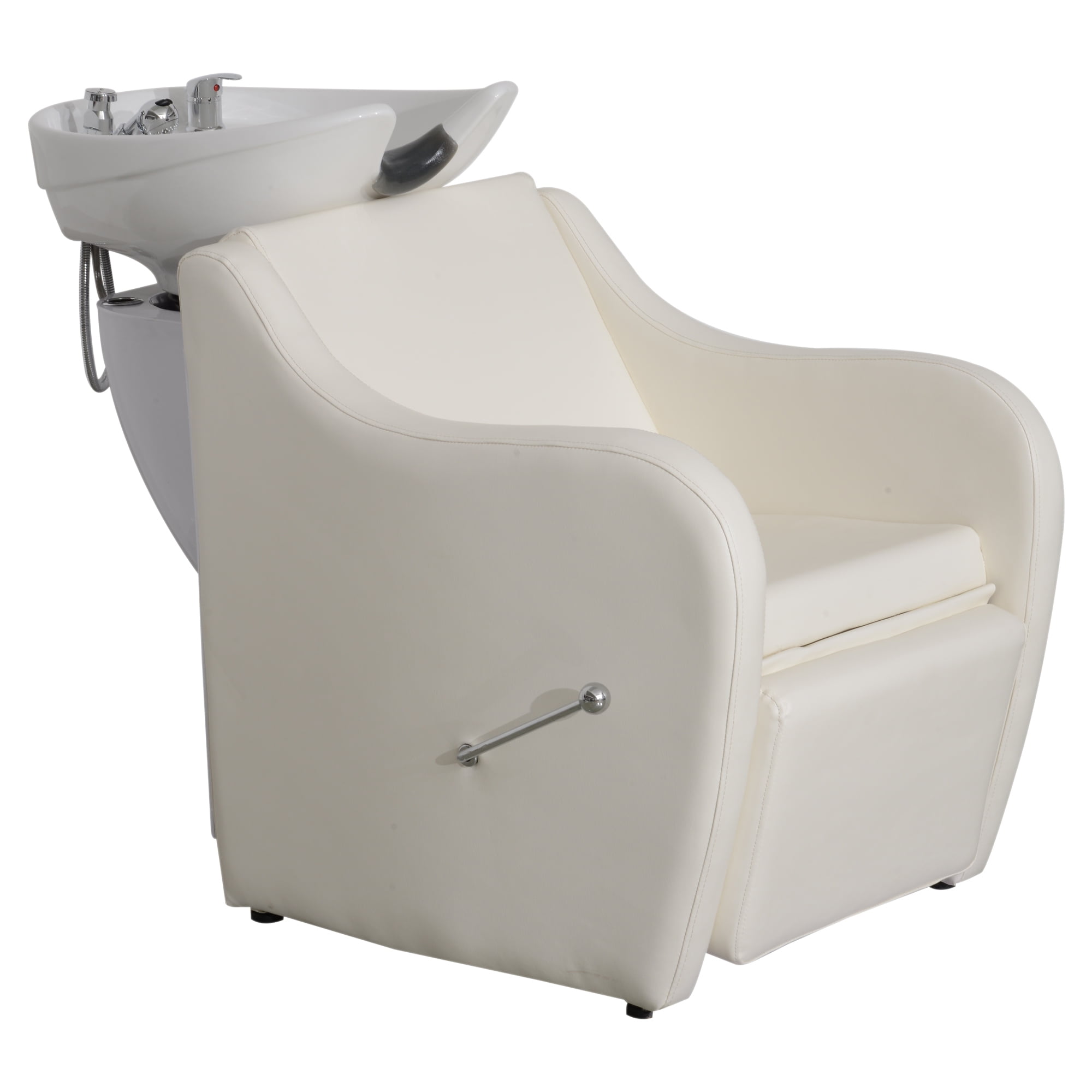 BarberPub Backwash Ceramic Shampoo Bowl Sink Chair Station Spa Salon Beauty Bowls 9089 Backwash
