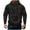 Black, variant on CFLVAEK Mens Tactical Hoodies Pullover Big and Tall Quarter Zip Up Workout Hooded Sweatshirts with Pockets Long Sleeve Military Hoodie Wine L