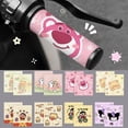 thumbnail image 3 of Non-Slip Silicone Bike Handlebar Grip Cover, Universal Fit for All Handlebars, Comfortable & Durable, Cute Pattern Design, 3 of 8