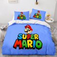 thumbnail image 4 of Juego de Anime Super Mario que rodea a Mario, juego de cama de cuatro piezas, lindo dormitorio de estudiantes para niños, juego de cuatro piezas, 4 of 5