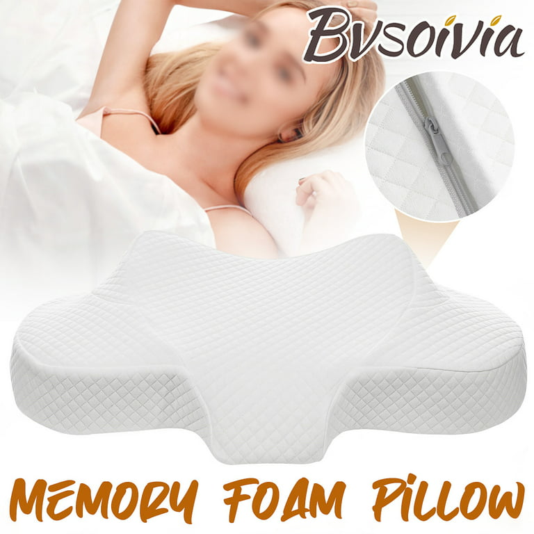Memory Foam Pillow for Side Sleepers Cervical Support Pillows Neck Pain  Support