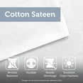 thumbnail image 6 of Madison Park 7 Piece King Size 100% Cotton Comforter Set with Bed Skirt and Decor Pillows, Sateen Coastal Bed in a Bag Down Alternative Bedding Sets Coral, 6 of 12