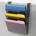 thumbnail image 5 of Docupocket Three-Pocket File Set For Partition Walls, Letter, 13 X 7 X 4, Smoke, 5 of 5