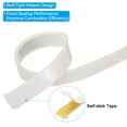 thumbnail image 5 of Uxcell 3/4"x 1/8"x118" Wood Stove Gasket, 2Pcs Fiberglass Self Adhesive High Temperature Resistance Seal Rope, White, 5 of 6