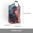 thumbnail image 2 of Disketp Electric Skeleton Surrealism Square Laundry Bag Large Collapsible Dirty Clothes Bags With Handles Waterproof Essentials Storage For College Dorm, Family, 2 of 5