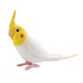 thumbnail image 2 of perfeclan Garden Bird Ornament, Cockatiel Bird Figurines, Home Decoration, Early Education, Simulation, Parrot Figurine for Micro Landscape white, 2 of 9