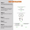 thumbnail image 7 of Facon LED Pancake Dome Light Puck Light Cabinet Light On&Off Switch, 12V DC RV Interior Light for RV Motorhomes Camper Caravan Trailer Boat, 7 of 7