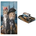 thumbnail image 7 of Coolnut Piracy Cat Towels Absorbent Bath Towels Set Soft & Comfortable Towel Set for Home Hotel Decor, 3 Piece Washcloth Gift, 7 of 7