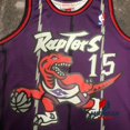 thumbnail image 4 of Hombres Camiseta 2023NBA Toronto Raptors Vince Carter Purple 1998-99 Hardwood Classics Camisa De Baloncesto Jersey, 4 of 4