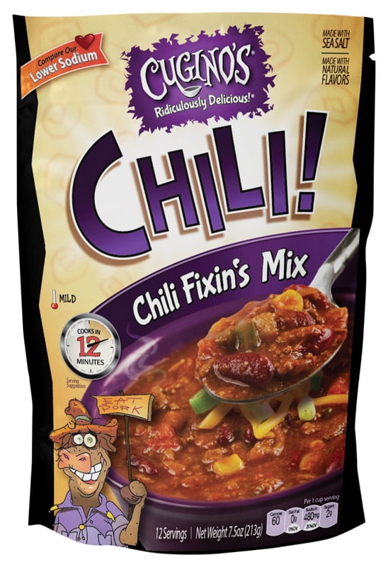 Cugino's Hearty Chili Fixin's Mix, 6.8oz Pouch