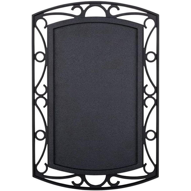 Designer Series Black finished Wireless / Wired doorbell kit, Syncs