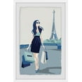 thumbnail image 2 of Shopaholic Goes to France Framed Painting Print, 2 of 6