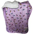 thumbnail image 3 of Pink Sprinkles For Days blanket LARGE - fleece dog blanket, 3 of 3