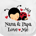 thumbnail image 4 of Inktastic Nana and Papa Love Me Baby Boys or Girls Baby Bib, 4 of 4