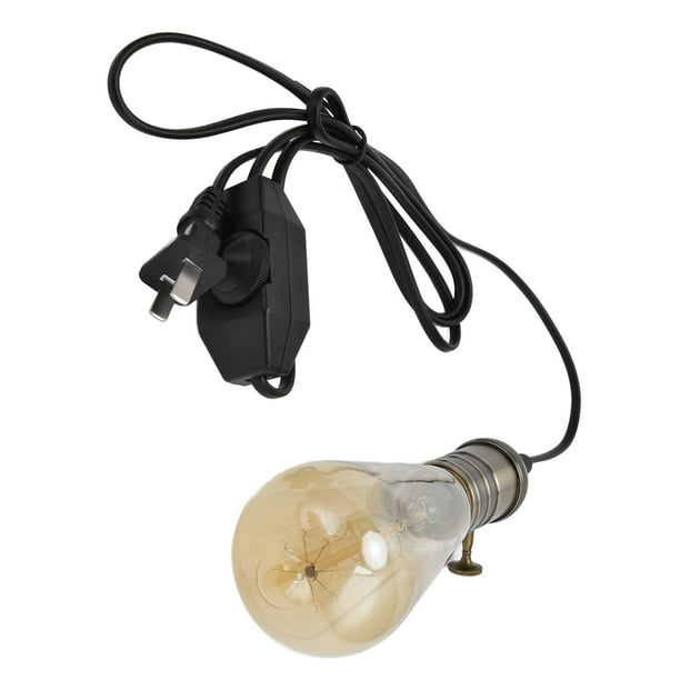 Kits De Lámpara De Enchufe Equipo De Iluminación De Estilo Retro Prolacable Incondicional Para Bombillas Base E26