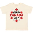 thumbnail image 3 of Inktastic Happy Canada Day- Maple Leaf Circle Boys or Girls Toddler T-Shirt, 3 of 5