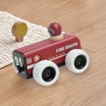 thumbnail image 4 of bxhwj Wooden Push Toy Cars for Toddlers 1-3 Years, Fire Truck Ambulance Police Vehicle Set, Montessori Learning Toys for Baby Boys Girls, Eco Friendly Role Play Gift with Rounded Edges, 4 of 6
