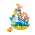 thumbnail image 1 of Juguetes de apilamiento de dinosaurios de madera, juguete de equilibrio, niño interactivo Interactivo, juguete sensorial educativo para niños Regalo, 1 of 9