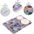 thumbnail image 4 of Coolnut Halloween Ghost Pumpkin Dish Drying Mat Absorbent Heat Resistant Reversible Dish Draining Mat for Kitchen Countertops Sinks,16"x18", 4 of 6