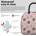 thumbnail image 3 of Lunch Bag Lunch Box for Women Reusable Insulated Lunch Bags,Water-Resistant Delicious Donut Cooler Lunch Tote Bag, Large Capacity for Work Travel Picnic, 3 of 6