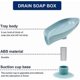 thumbnail image 3 of 2 Piece Soap Holder, Not Punched Soap Dish, Bars Soap Holder Leaf Shape, 3 of 5