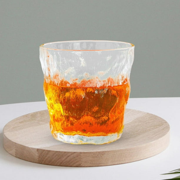 Marooma Tasse En Verre Ondulé Vintage, Verres à Boire Avec Couvercles Et Pailles, Verrerie Texturée à Rayures Claires De 17 Oz Pour Café Glacé, Jus, Bière Et Cocktails, Cadeau De Pendaison(#1