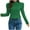 Green, variant on cfhntfmh Going out Tops for Women Fall Fashion Ruffle Mock Neck Tunic Shirts Loose Long Sleeve Dressy Casual Blouses
