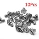 thumbnail image 1 of 10 piezas de acero 1/4\'\' D-Ring tornillo para la cámara Placa de liberación rápida monopie tríode, 1 of 6
