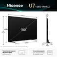 thumbnail image 4 of TV Hisense 100 pulgadas Miniled Google 4K 100U7QG, 4 of 8