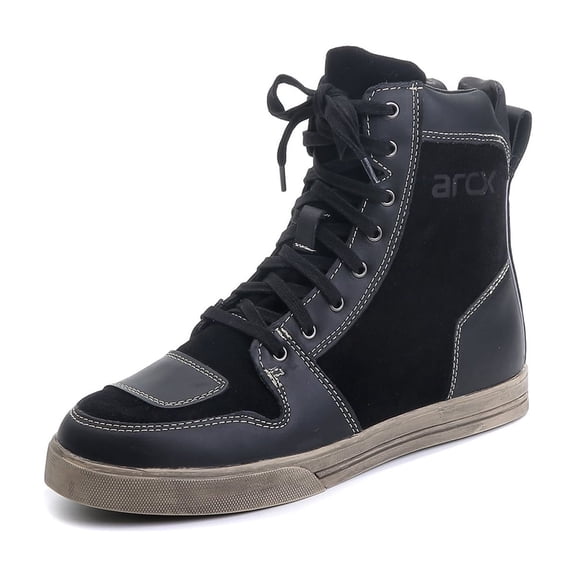 Stylish motorcycle boots - Classic design, comfortable and breathable, suitable for both daily commuting and casual riding,black,39