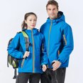 thumbnail image 1 of Men Women Winter Waterproof Coat Hooded Thick Windproof Breathable Warm, 1 of 8