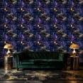 thumbnail image 3 of Boho Peel and Stick Wallpaper Fantasy Forest Night Glowing Wings Silver Ferns Wall Mural 17.7in x 9.8ft Self Adhesive Removable Wall Paper Renter Friendly Wallpaper for Nursery Bedroom Cabinets, 3 of 8