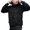 Black, variant on LUOGENLI Zipper Hoodies for Men Big and Tall Man Autumn Plush Hoodie Fuzzy Solid Color Letter Label Long Sleeve Pockets Hooded Sweatshirt Hoodies for Men Zip up Navy Blue Green Size L