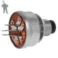 thumbnail image 3 of Lawn Mower Ignition Starter Switch Replacement Part for Lawn Mower Universal Ignition Switch with Key for Tractors Heavy Duty Ignition Switch, 3 of 8