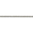 thumbnail image 4 of Diamond2Deal 925 Sterling Silver 2.5 mm Solid Rope Chain Necklace for Women 26", 4 of 7