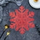 thumbnail image 4 of Manteles individuales redondos con forma de copo de nieve, lavables, fáciles de limpiar, resistentes a las manchas y al calor, ideales para bodas, fiestas y decoraciones navideñas., 4 of 5