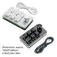 thumbnail image 2 of Clavier de Jeu Mécanique Multifonctionnel Maison Portable USB Pilote Sans Clavier Mini Programmable Clavier Bureau PC Portable Blanc, 2 of 9