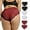 6 Pack - Black/White/Red, variant on Cinvik Womens Sexy Lace Underwear High Waisted Cheeky Bikini Panties, Seamless Comfy Briefs White Packs