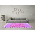 thumbnail image 3 of Ahgly Company Indoor Round Southwestern Purple Country Area Rugs, 3' Round, 3 of 4