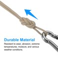 thumbnail image 4 of Uxcell 100FT 550 Paracord, 9 Strand Parachutes Cord Spool 4mm Survival Strong Rope String for Camping Hiking, Beige, 4 of 5
