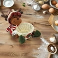 thumbnail image 5 of Christmas Reindeer Candy Basket Fruit Basket Decoration Desktop Ornament - Charming Basket for Christmas, Great for Displaying Treats, 5 of 6