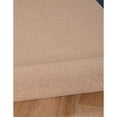 thumbnail image 7 of Contemporary Home Living 1.75' x 2.75' Tufted Solid Bordered Area Throw Rug - Tan and Blue, 7 of 7