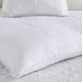 thumbnail image 3 of 3 Piece Reversible Bedspread Set,White Polyester Household Supplies Décor Bedding Bedding Sets, 3 of 13