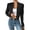 Jackets for Women Black, variant on Jackets for Women Fall Classic Long-Sleeve Commuter with Stand-Up Collar Black M